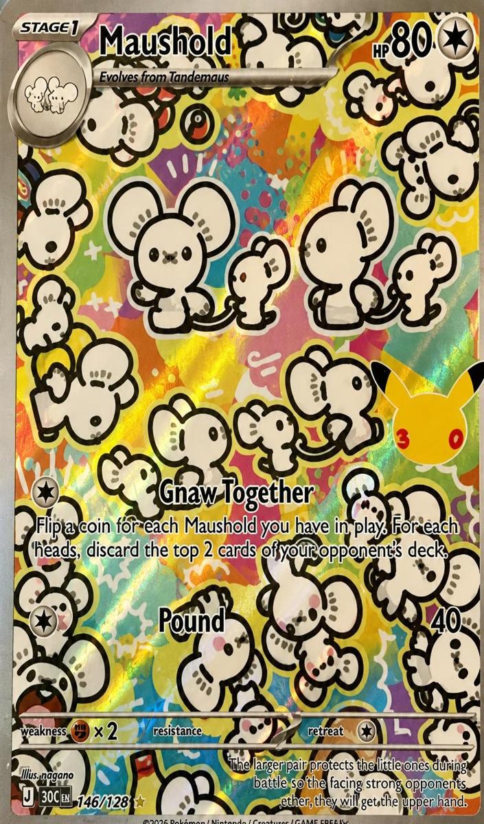 Maushold 2026 Pokemon 30th Celebration