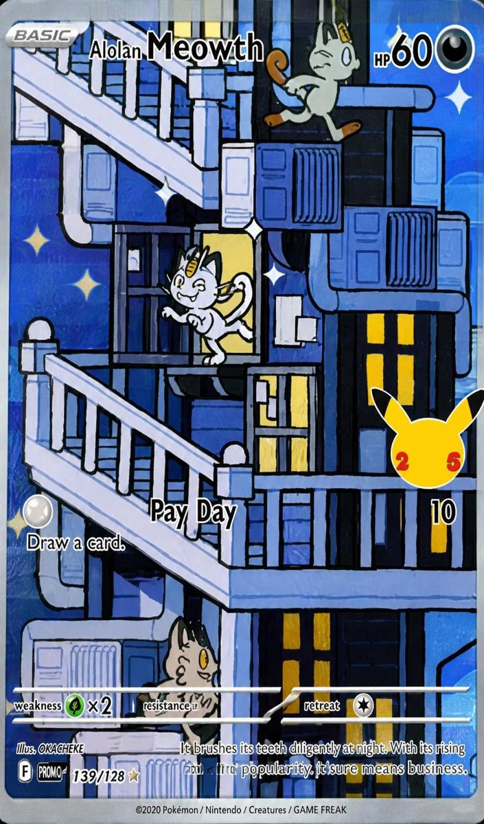 Alolan Meowth 2026 Pokemon 30th Celebration
