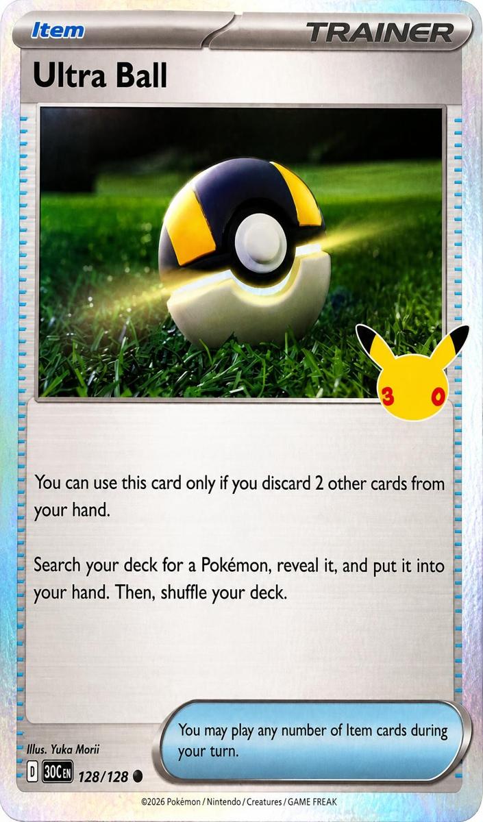 Ultra Ball 2026 Pokemon 30th Celebration