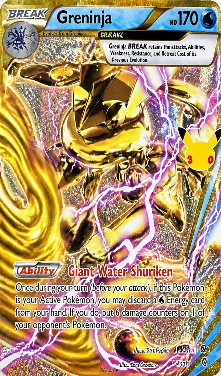 Greninja BREAK Holo 2026 Pokemon 30th Celebration
