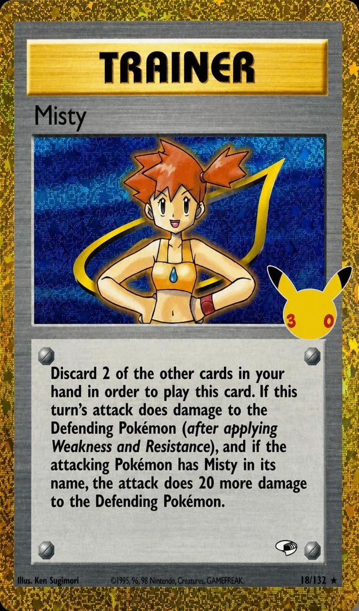 Misty Holo 2026 Pokemon 30th Celebration