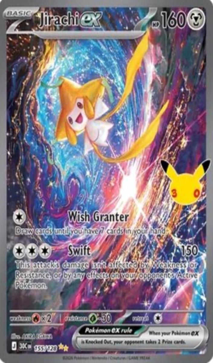 Jirachi EX 2026 Pokemon 30th Celebration