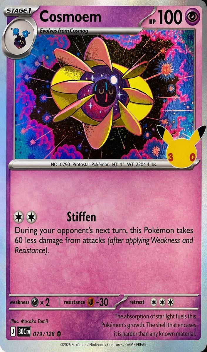 Cosmoem 2026 Pokemon 30th Celebration