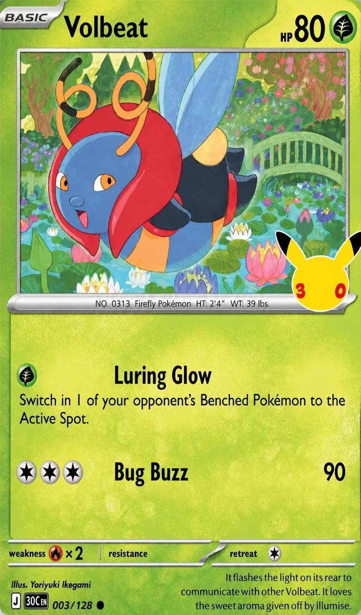 Volbeat 2026 Pokemon 30th Celebration