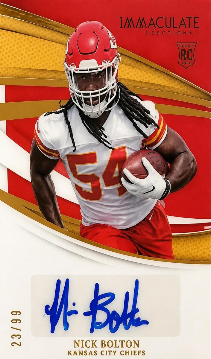 2021 Panini Immaculate Collection Nick Bolton #166 card