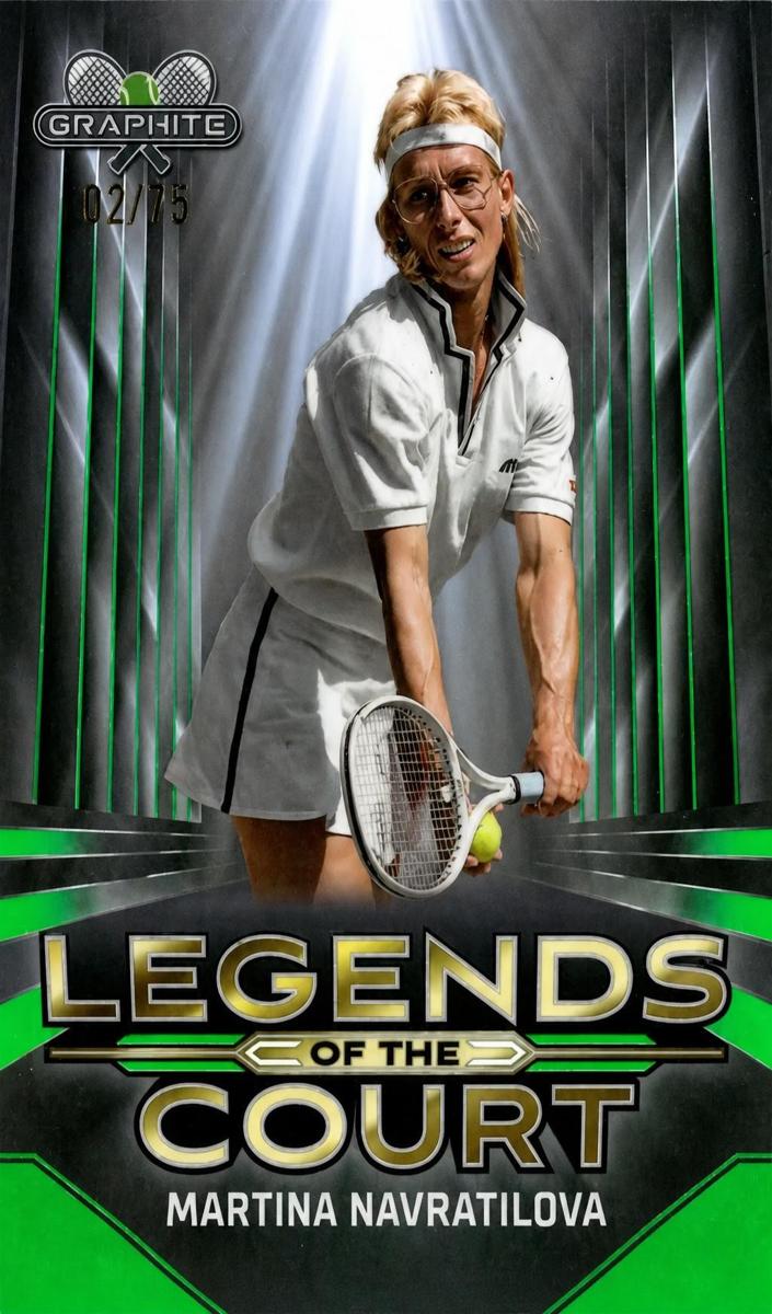 2024 Topps Graphite Martina Navratilova #LOC-MN card