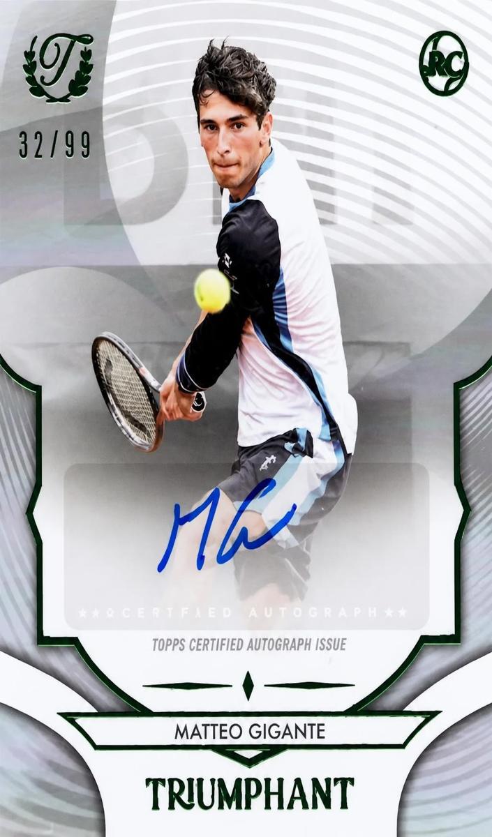 2025 Topps Triumphant Matteo Gigante [Trophy Gold Foil] #39-A card