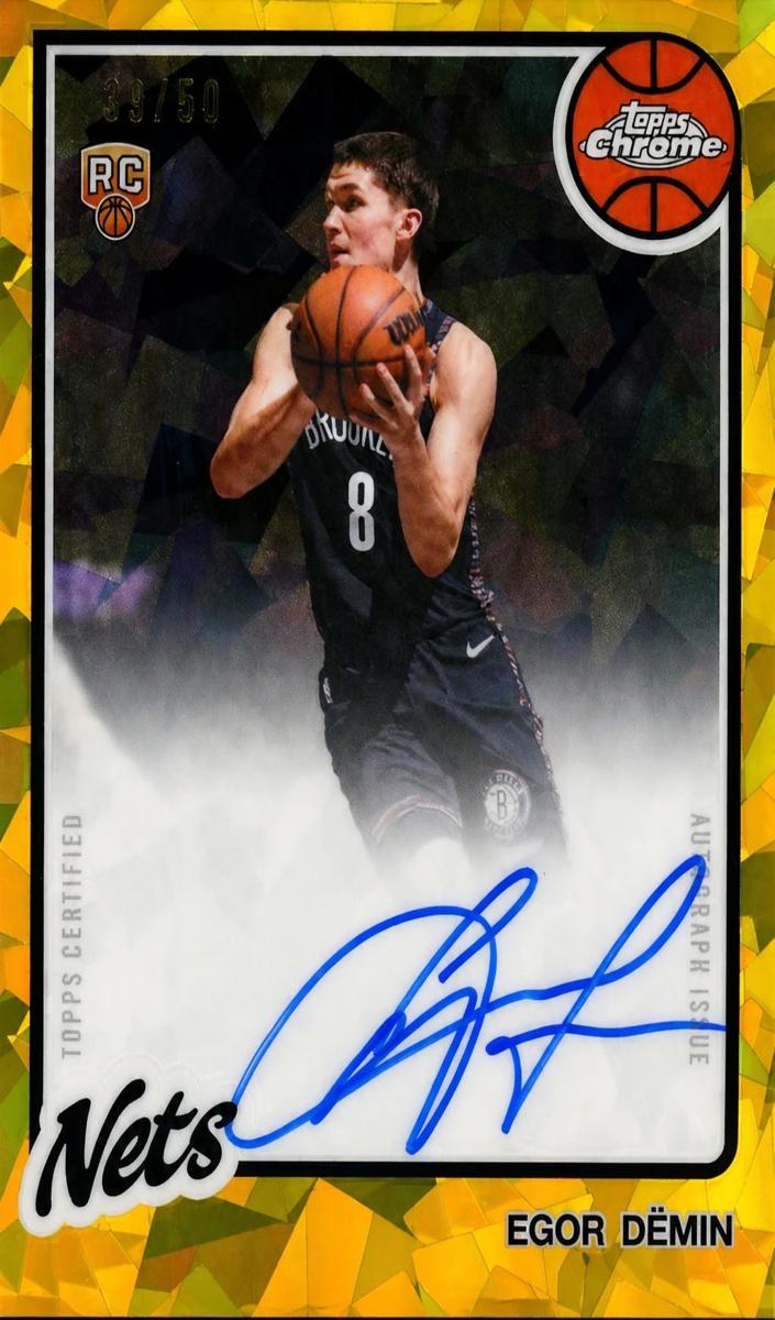 2025 Egor Demin [Gold] #80TBA-ED