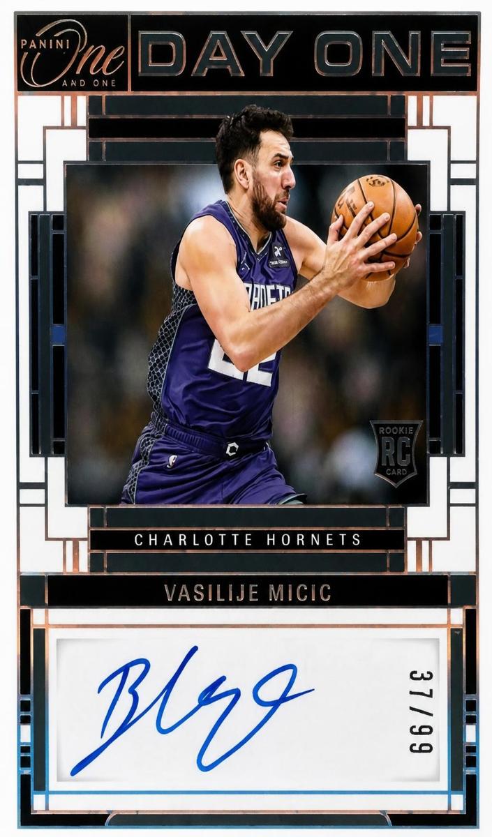 2023 Panini One and One Vasilije Micic #DAY-VMC card