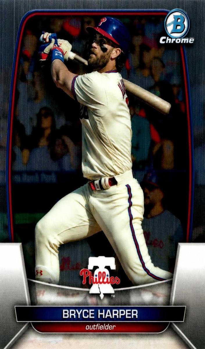 2023 Bowman Chrome Bryce Harper #97 card