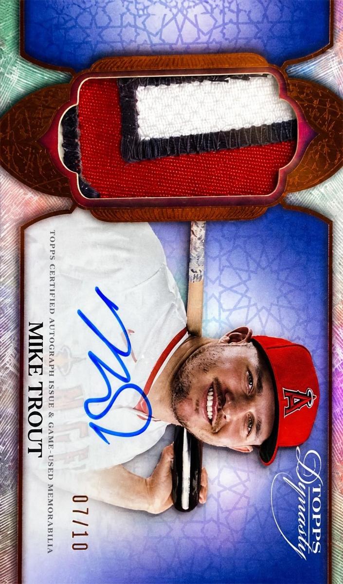 2025 Topps Dynasty Mike Trout #DAP-MT5 card