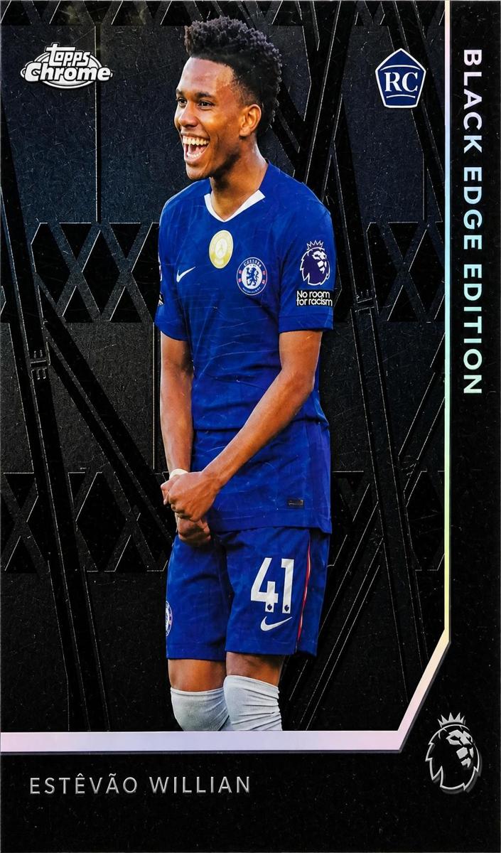 2026 Topps Chrome Premier League Estevao Willian #BLK-11 card