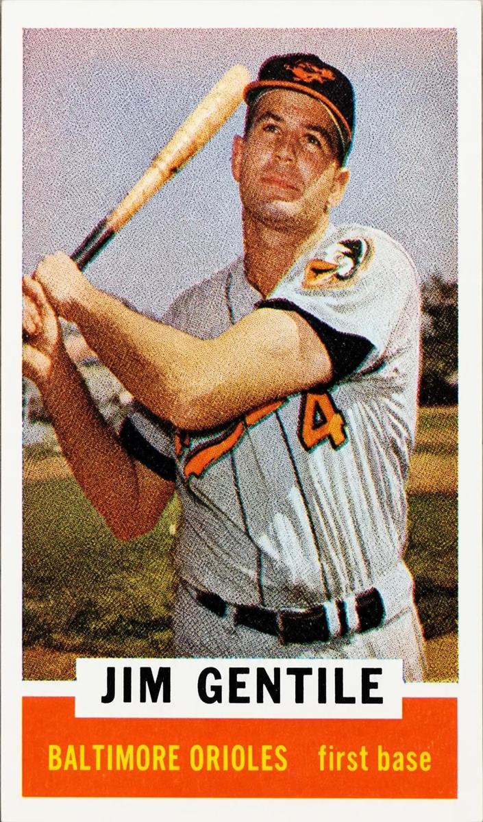 1962 Jim Gentile #NNO