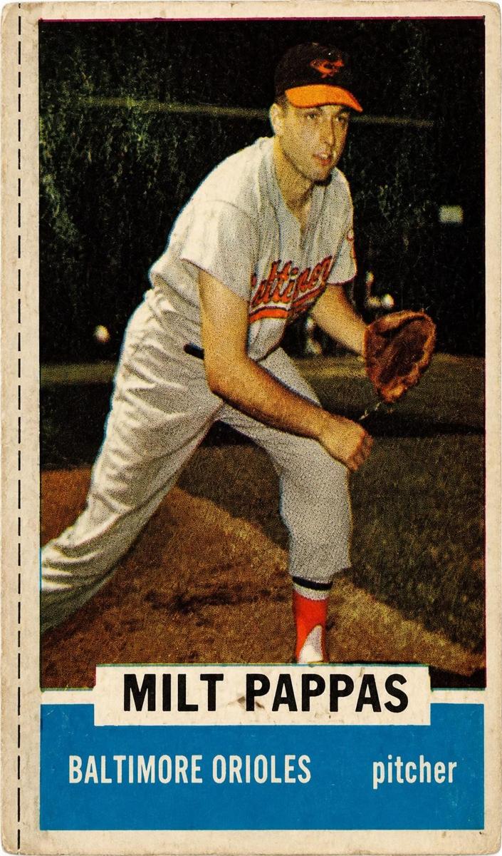 1962 Milt Pappas #NNO