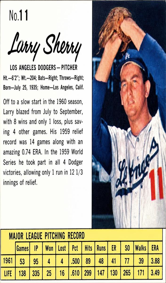 1962 Larry Sherry #111