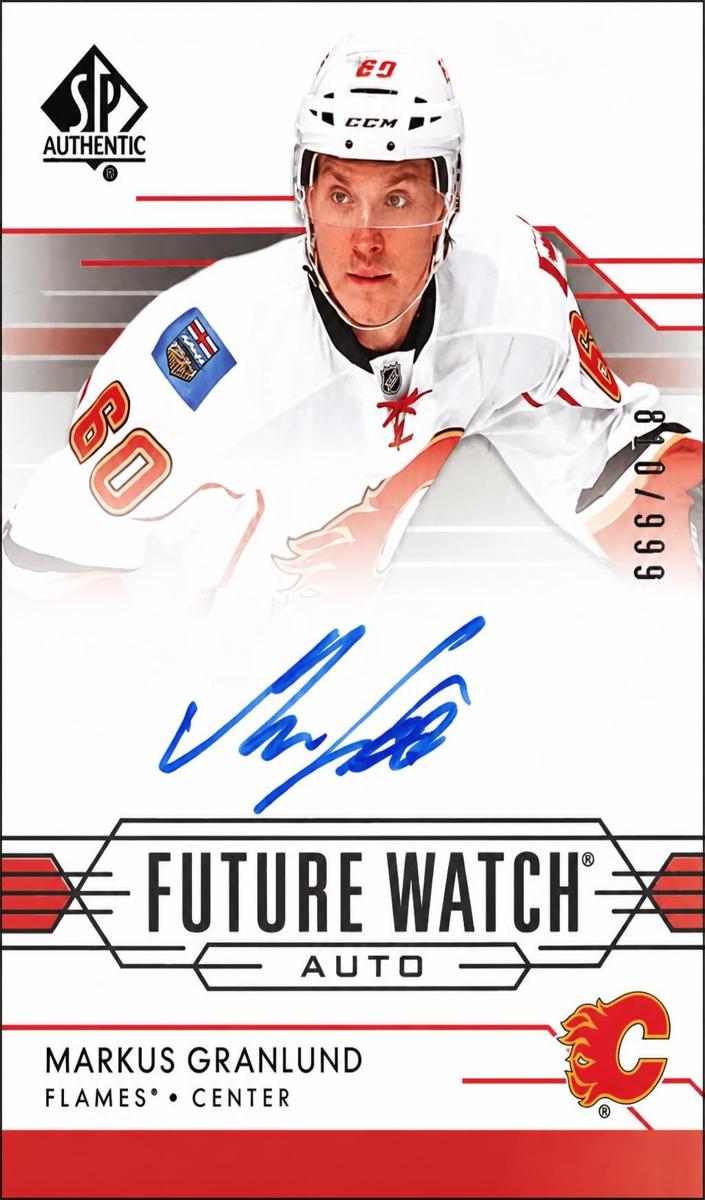 2014 SP Authentic Markus Granlund #308 card