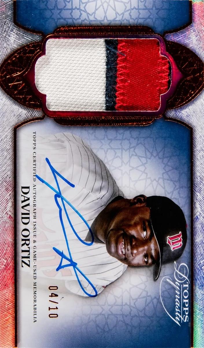 2020 Topps Dynasty David Ortiz [Silver] #DAP-DO5 card