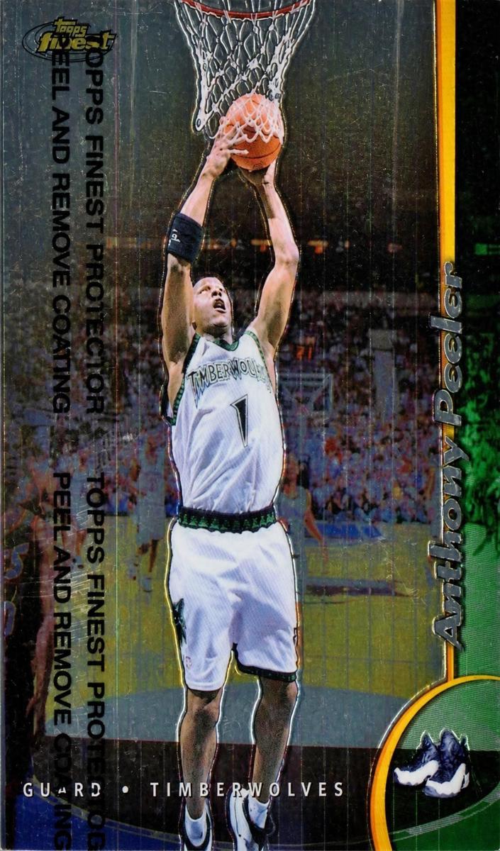 1998 Topps Finest Anthony Peeler #65 card