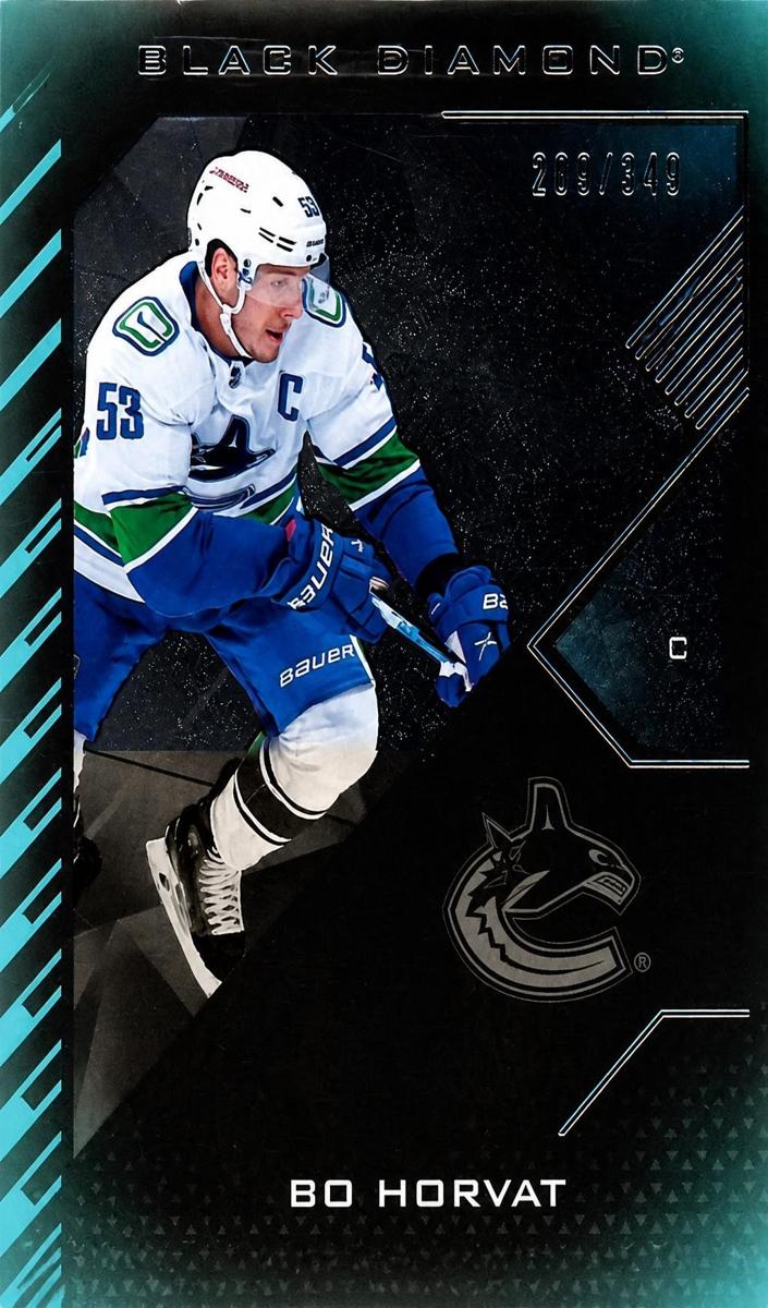 2021 Upper Deck Black Diamond Bo Horvat #BDB-HO card