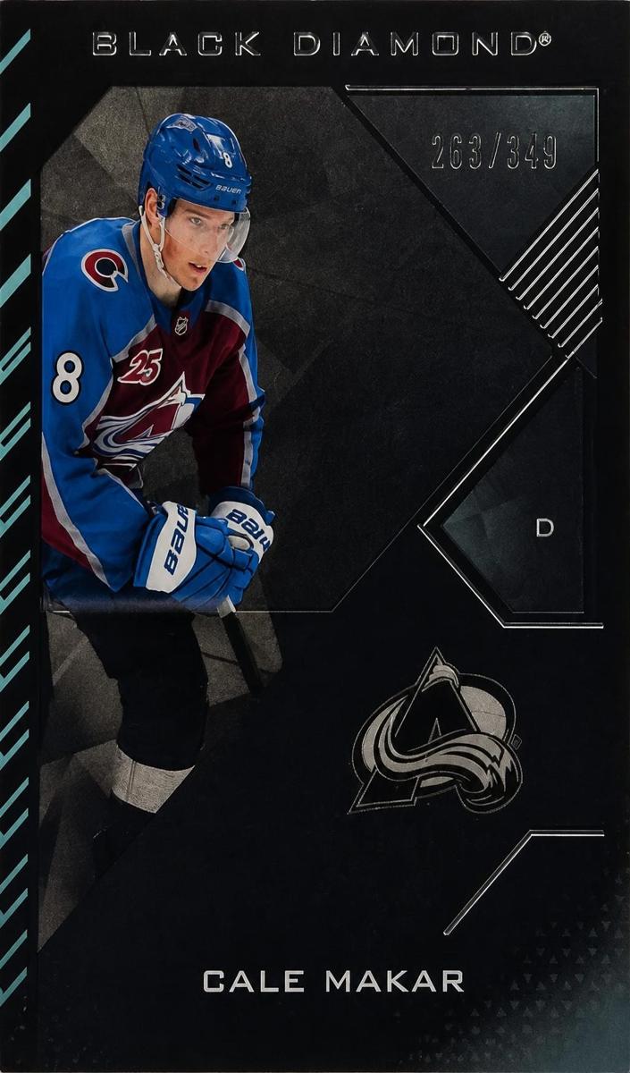2021 Upper Deck Black Diamond Cale Makar #BDB-MA card