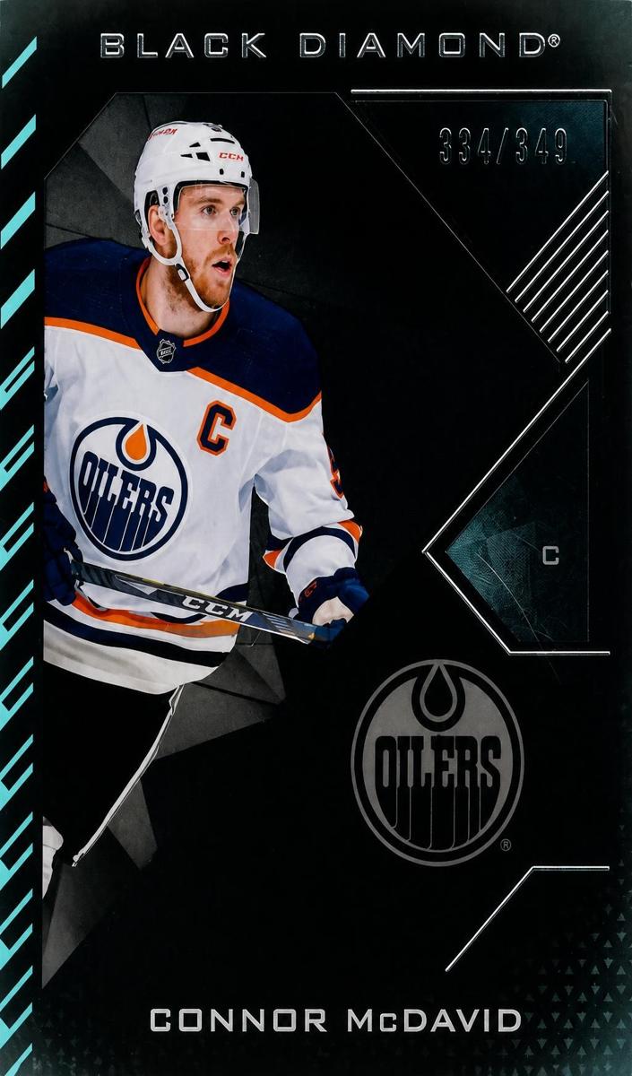 2021 Upper Deck Black Diamond Connor McDavid #BDB-CM card