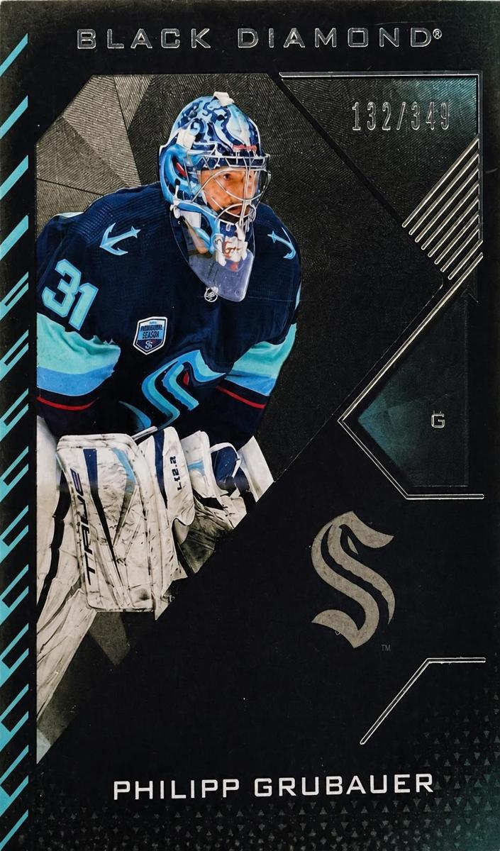 2021 Upper Deck Black Diamond Philipp Grubauer #BDB-PG card