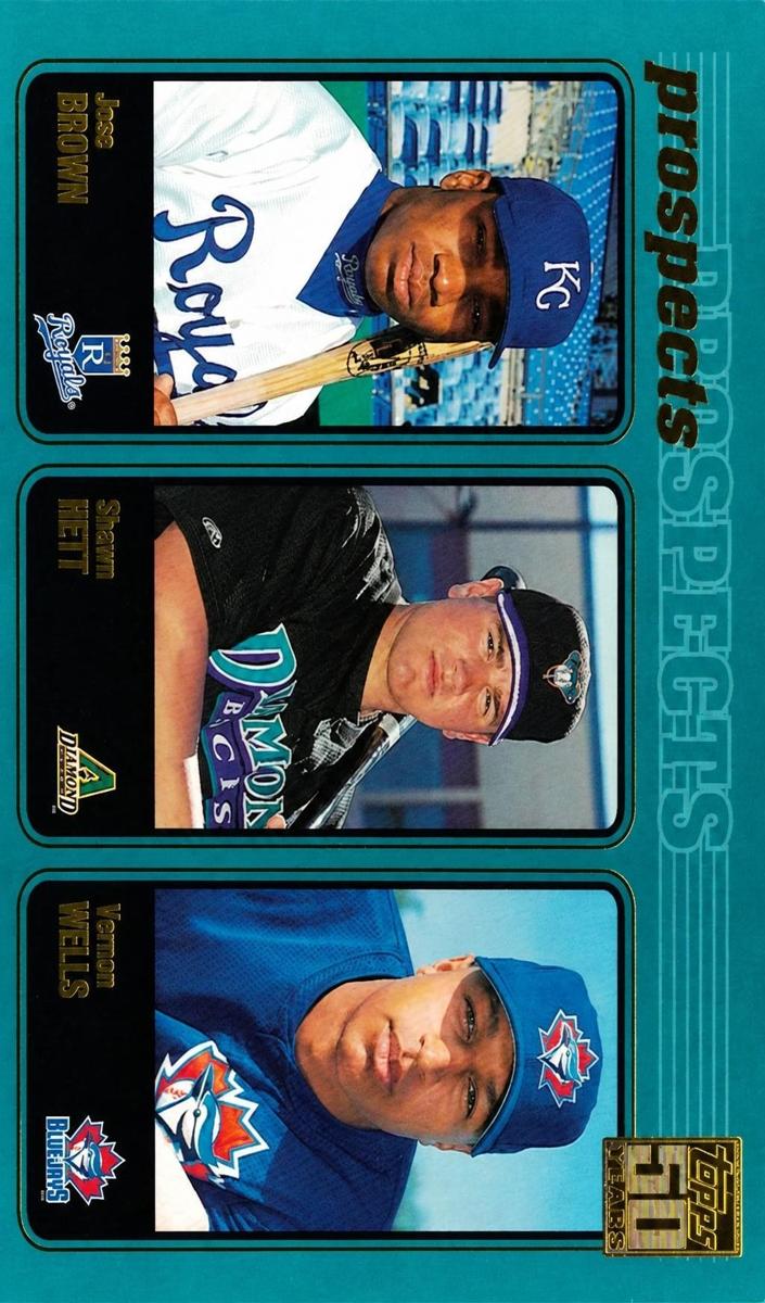 2001 Dee Brown / Jack Cust / Vernon Wells #736
