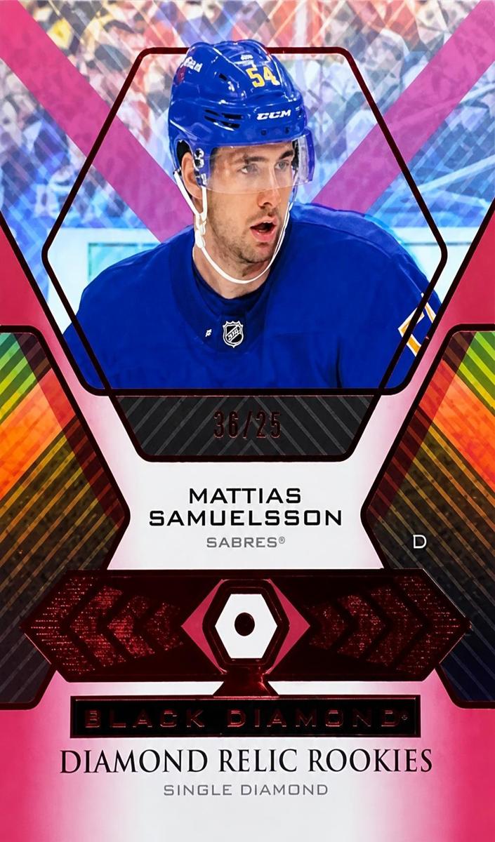 2021 Upper Deck Black Diamond Mattias Samuelsson [Single] #BDR-MT card