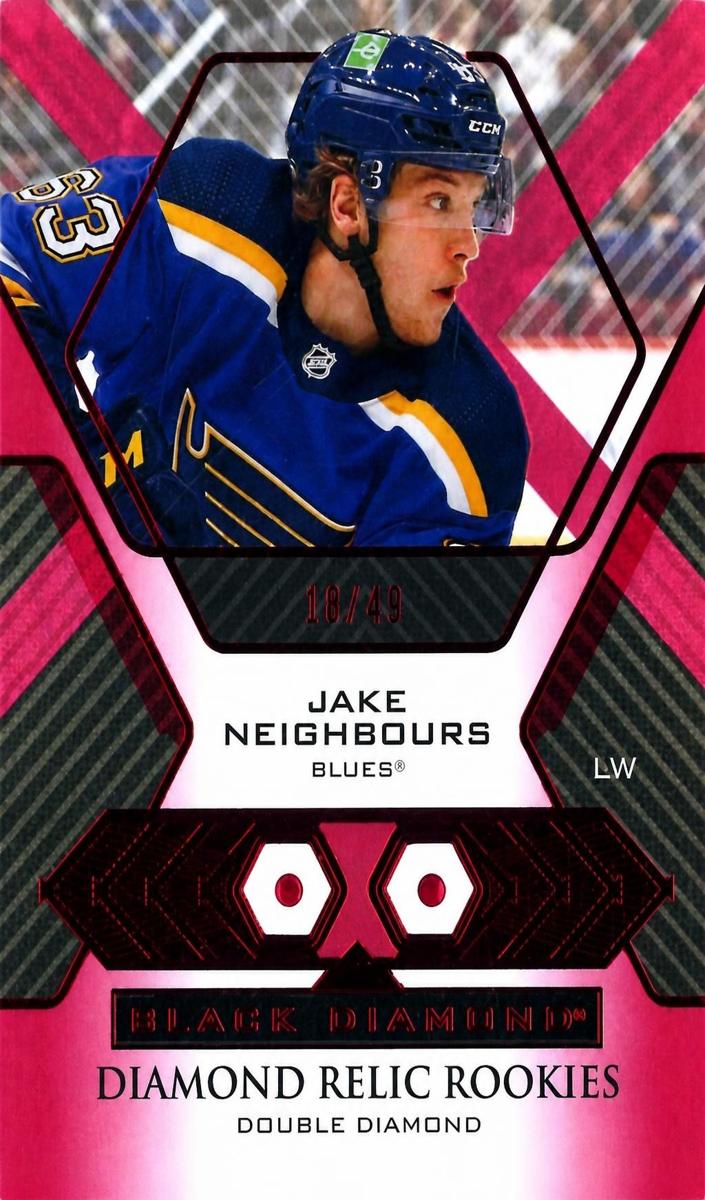 2021 Upper Deck Black Diamond Jake Neighbours [Double] #BDR-JN card