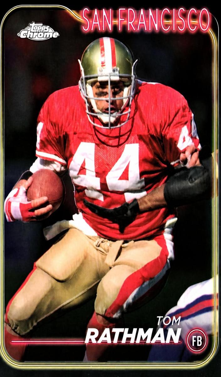2024 Topps Chrome Tom Rathman #181 card