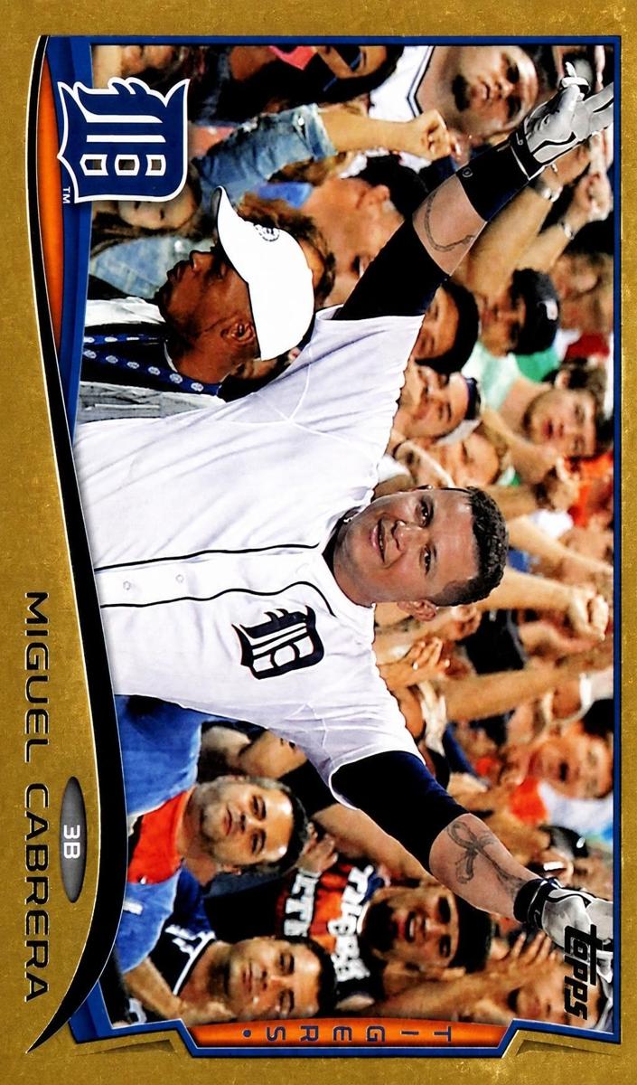 2014 Miguel Cabrera [No Sparkle Above Right Arm] #250