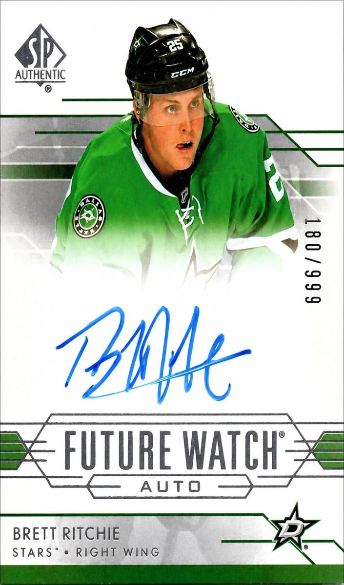2014 SP Authentic Brett Ritchie #307 card