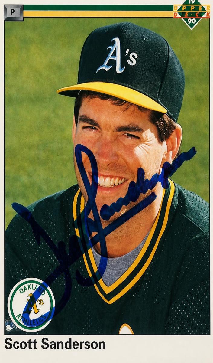 1990 Upper Deck Scott Sanderson #739 card