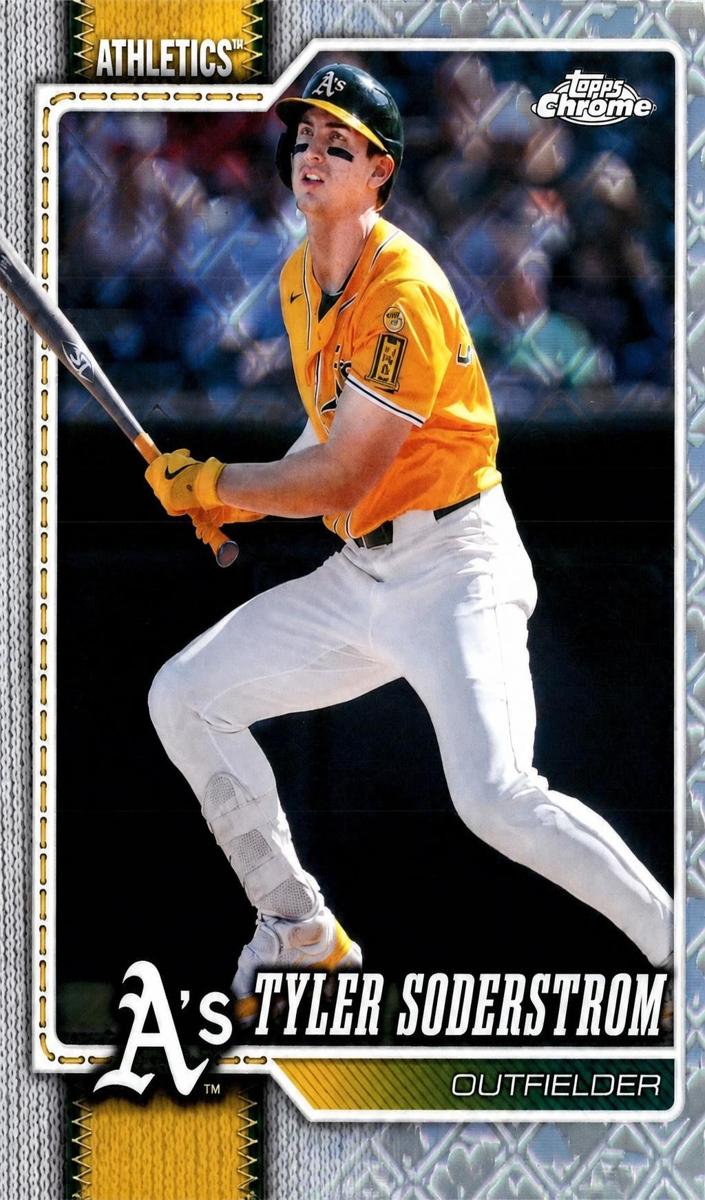 2026 Topps Chrome Logofractor Tyler Soderstrom #211 card
