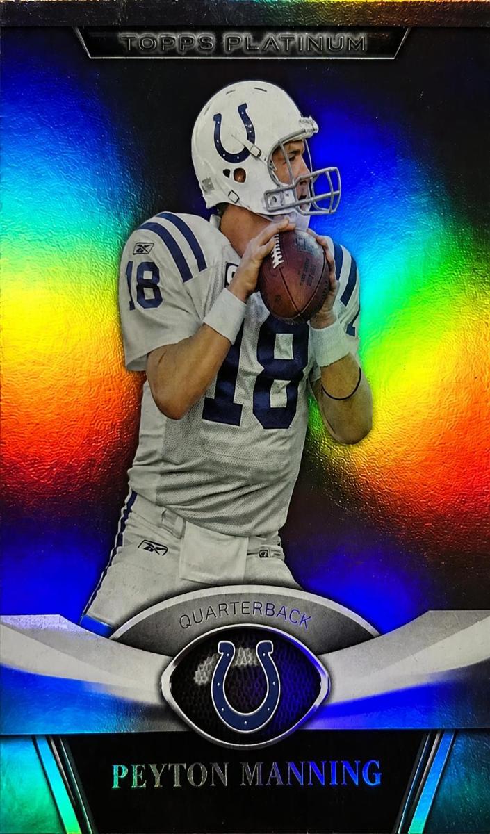 2011 Peyton Manning [Gold Refractor] #100