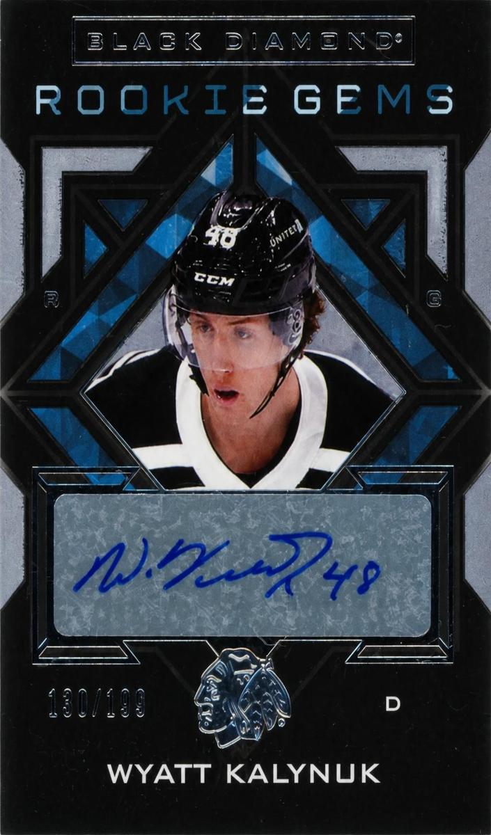 2021 Upper Deck Black Diamond Wyatt Kalynuk #RG-WK card