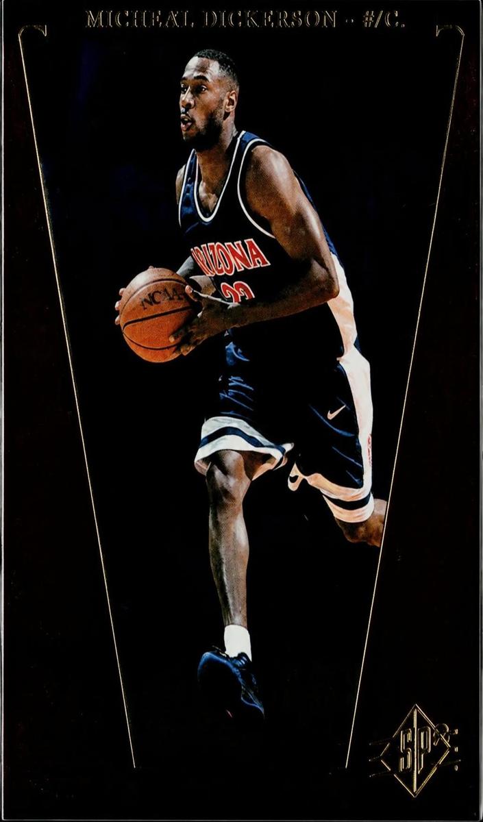 1998 SP Top Prospects Basketball Michael Dickerson #17 card