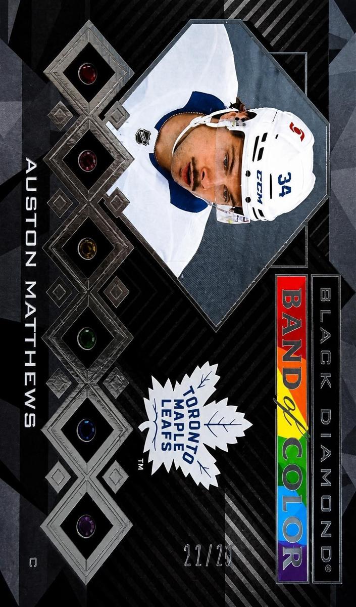 2021 Upper Deck Black Diamond Auston Matthews #BC-AM card