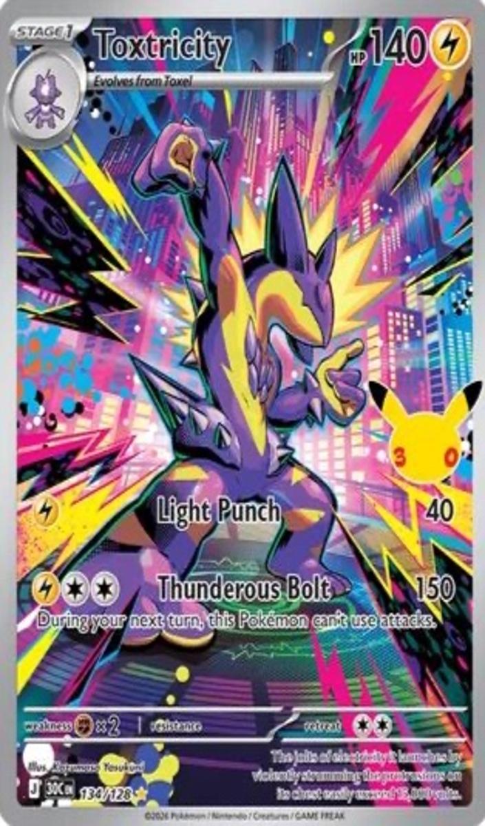 Toxtricity 2026 Pokemon 30th Celebration