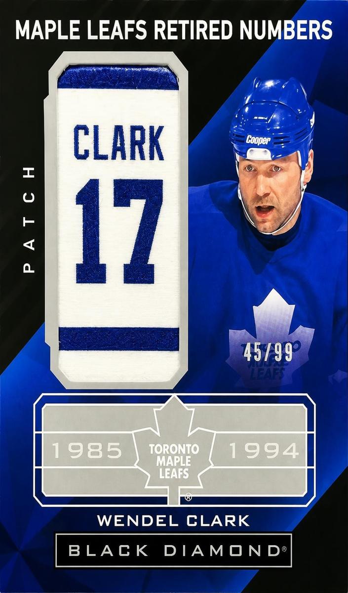 2021 Upper Deck Black Diamond Wendel Clark [Gold] #TMRN-WC card
