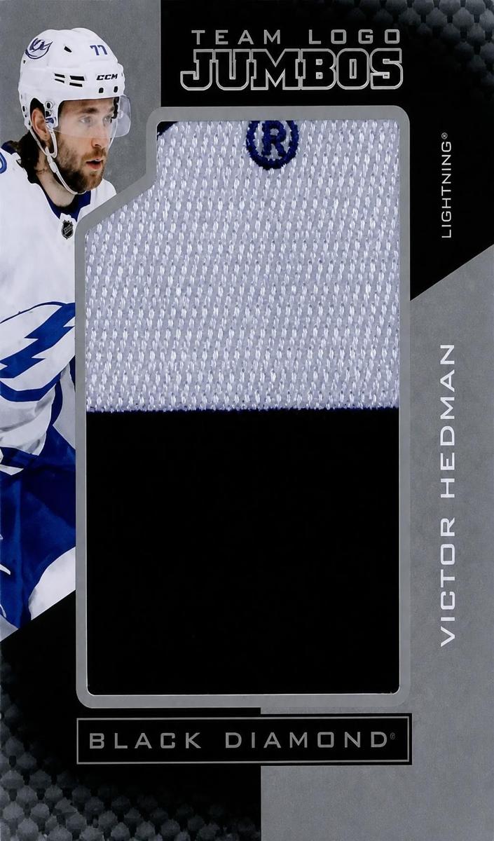 2021 Upper Deck Black Diamond Victor Hedman [Shield] #TLTB-VH card