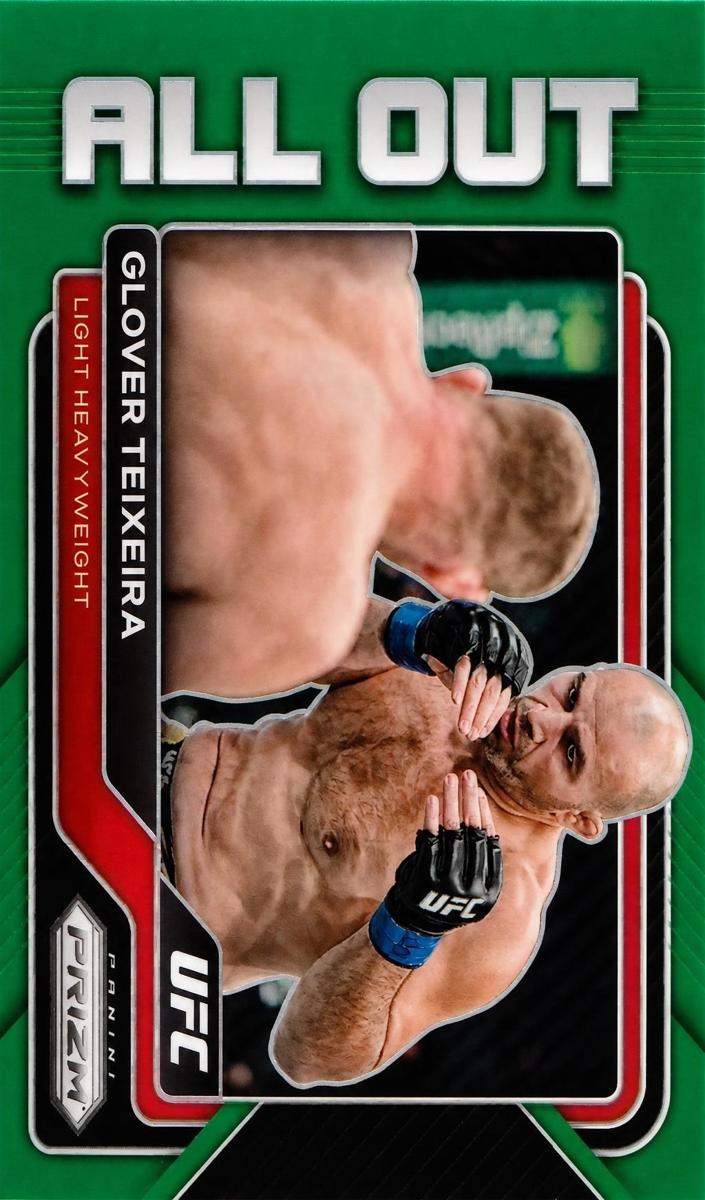 2023 Panini Prizm Glover Teixeira [Green] #30 card