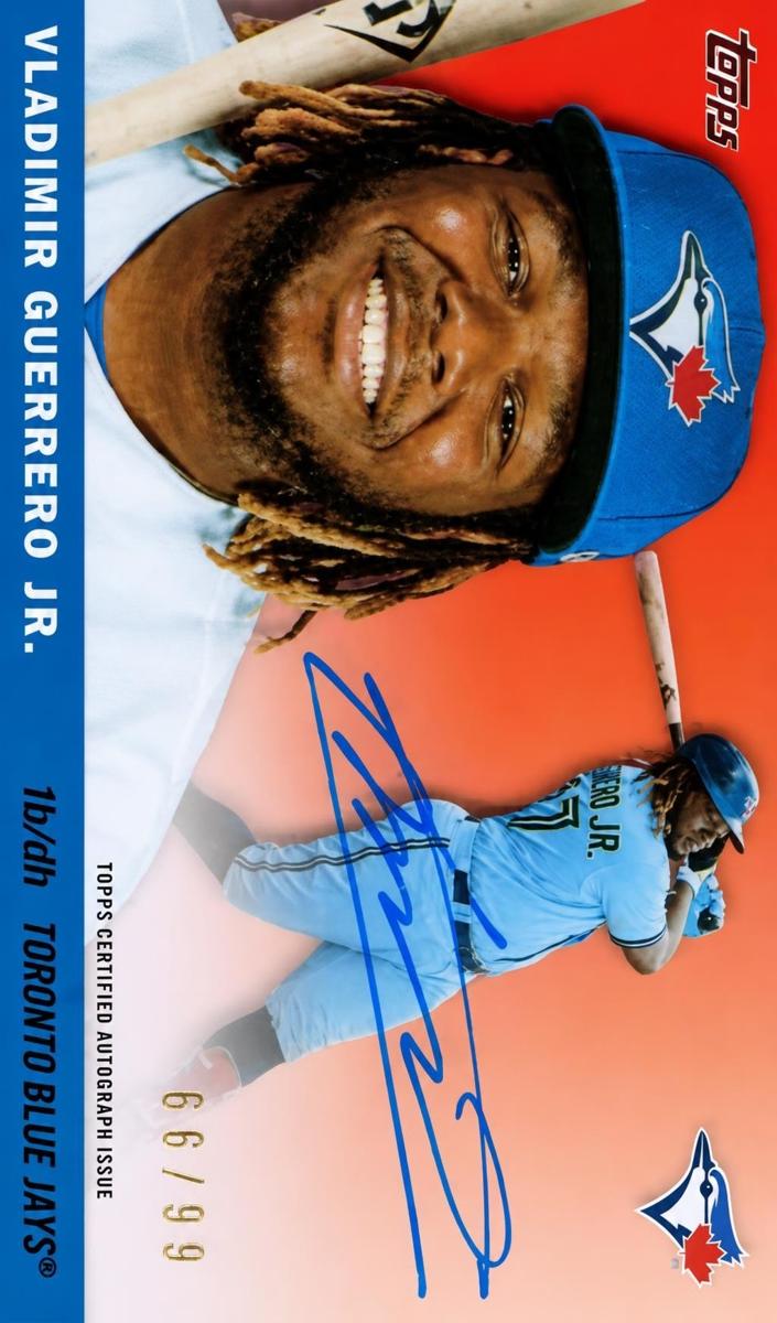 2022 Topps Clearly Authentic Vladimir Guerrero Jr. #55RA-VGJ card