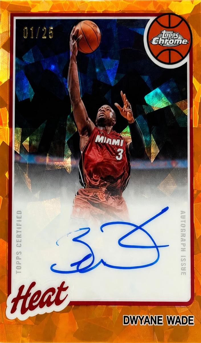 2025 Dwyane Wade [Orange] #80TBA-DW