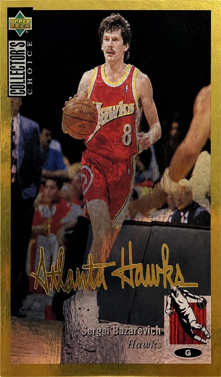 1994 Upper Deck Collector's Choice Sergei Bazarevich [Silver Signature] #226 card