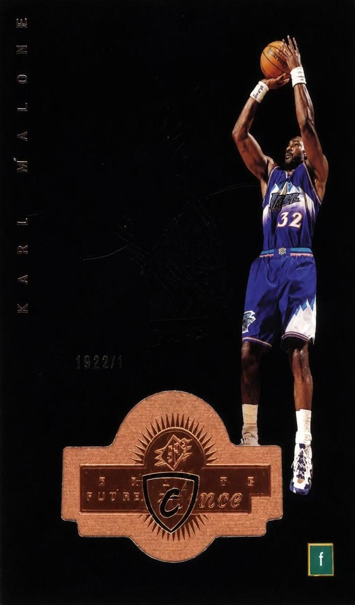 1998 SPx Finite Karl Malone #202 card