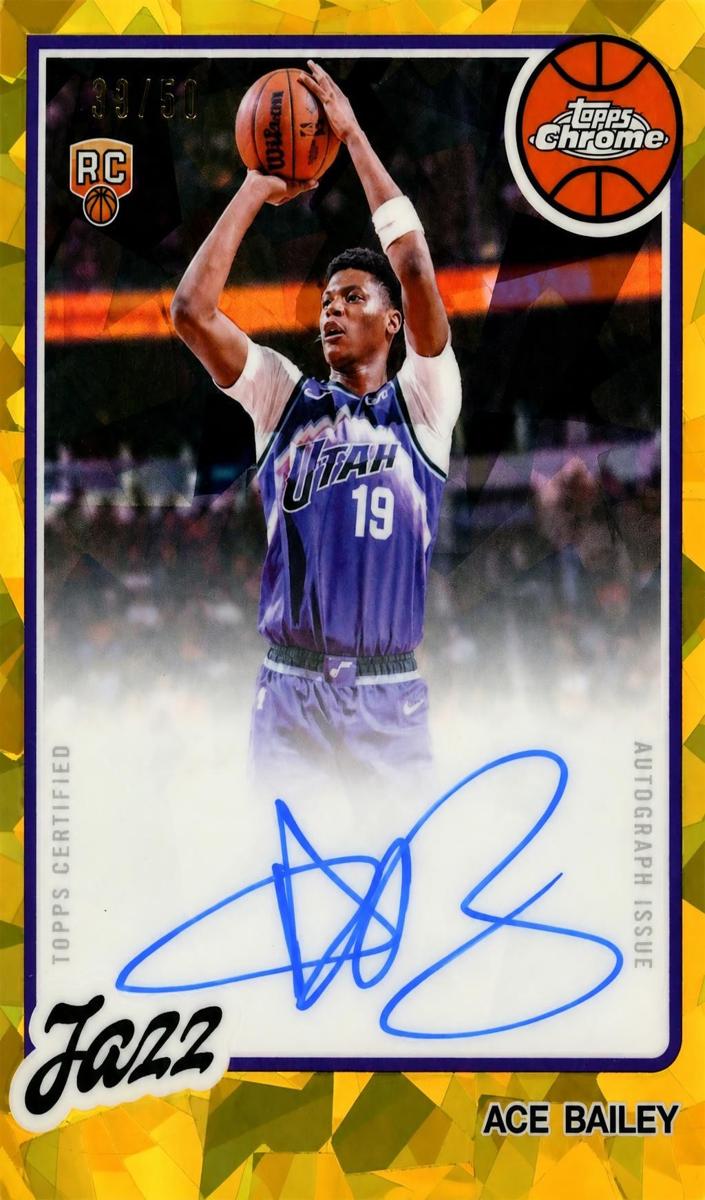 2025 Ace Bailey [Gold] #80TBA-AB