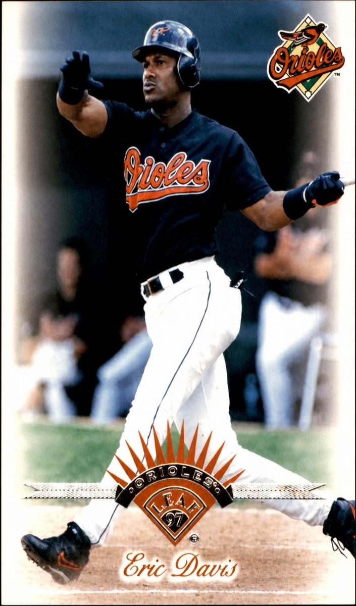 1997 Leaf Eric Davis #313 card