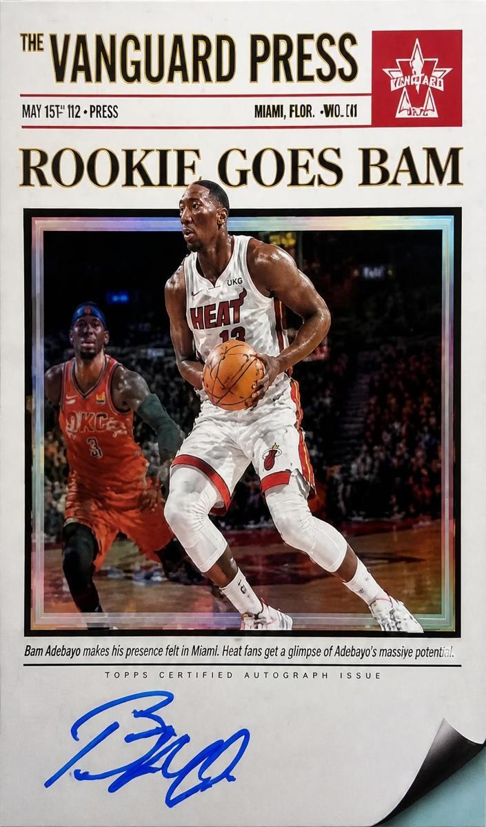 2017 Panini Vanguard Bam Adebayo #HP-BAM card