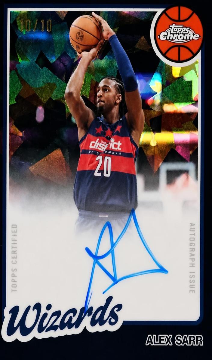 2025 Alex Sarr [Black] #80TBA-AS